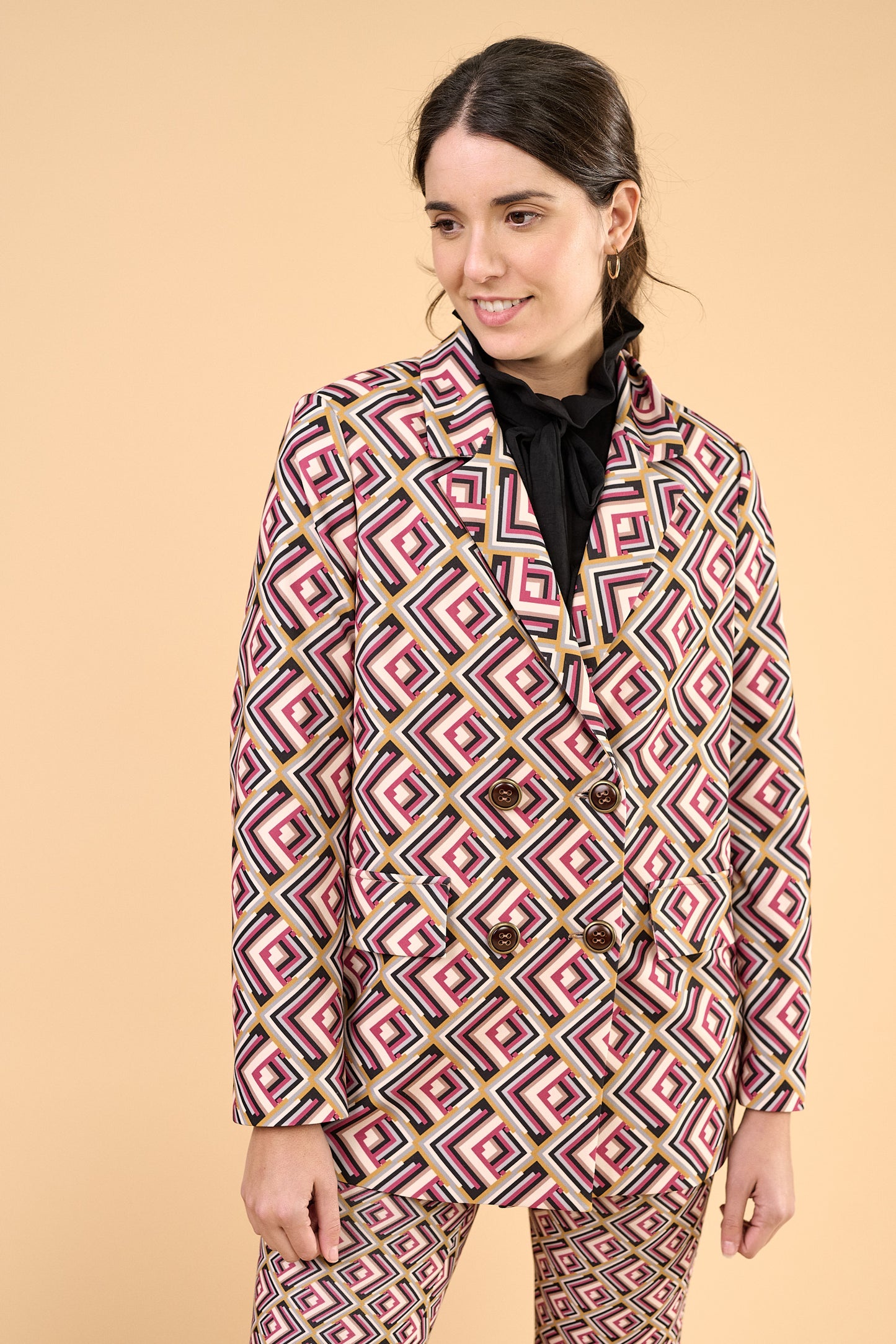 BLAZER FLORENCIA | ESTAMPADO GEOMÉTRICO