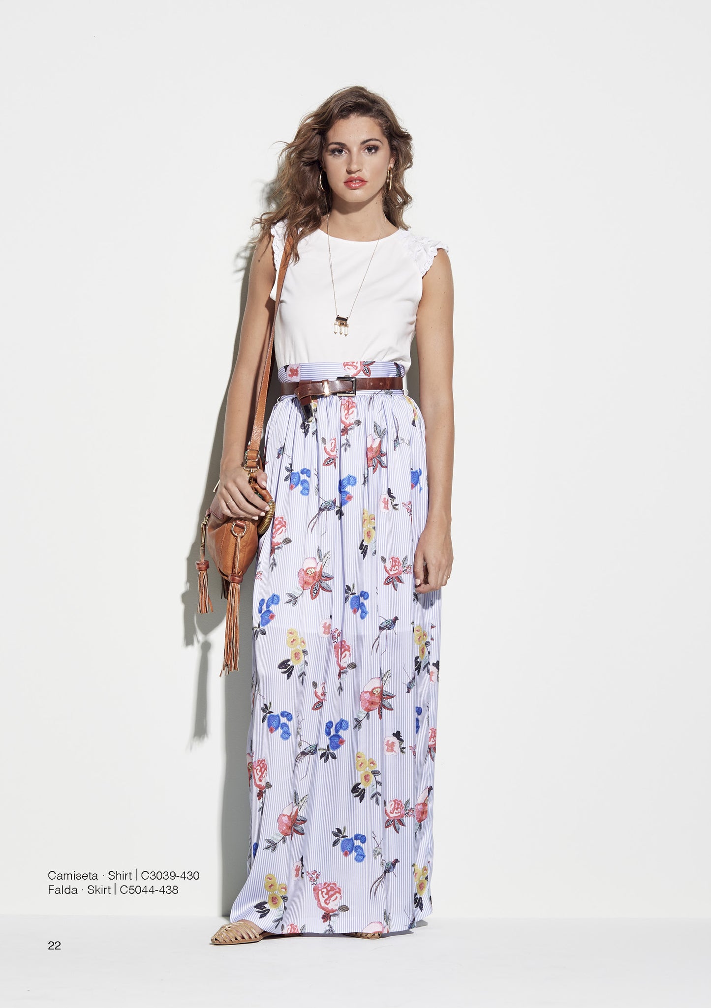 FALDA MAXI ESTAMPADO FLORAL