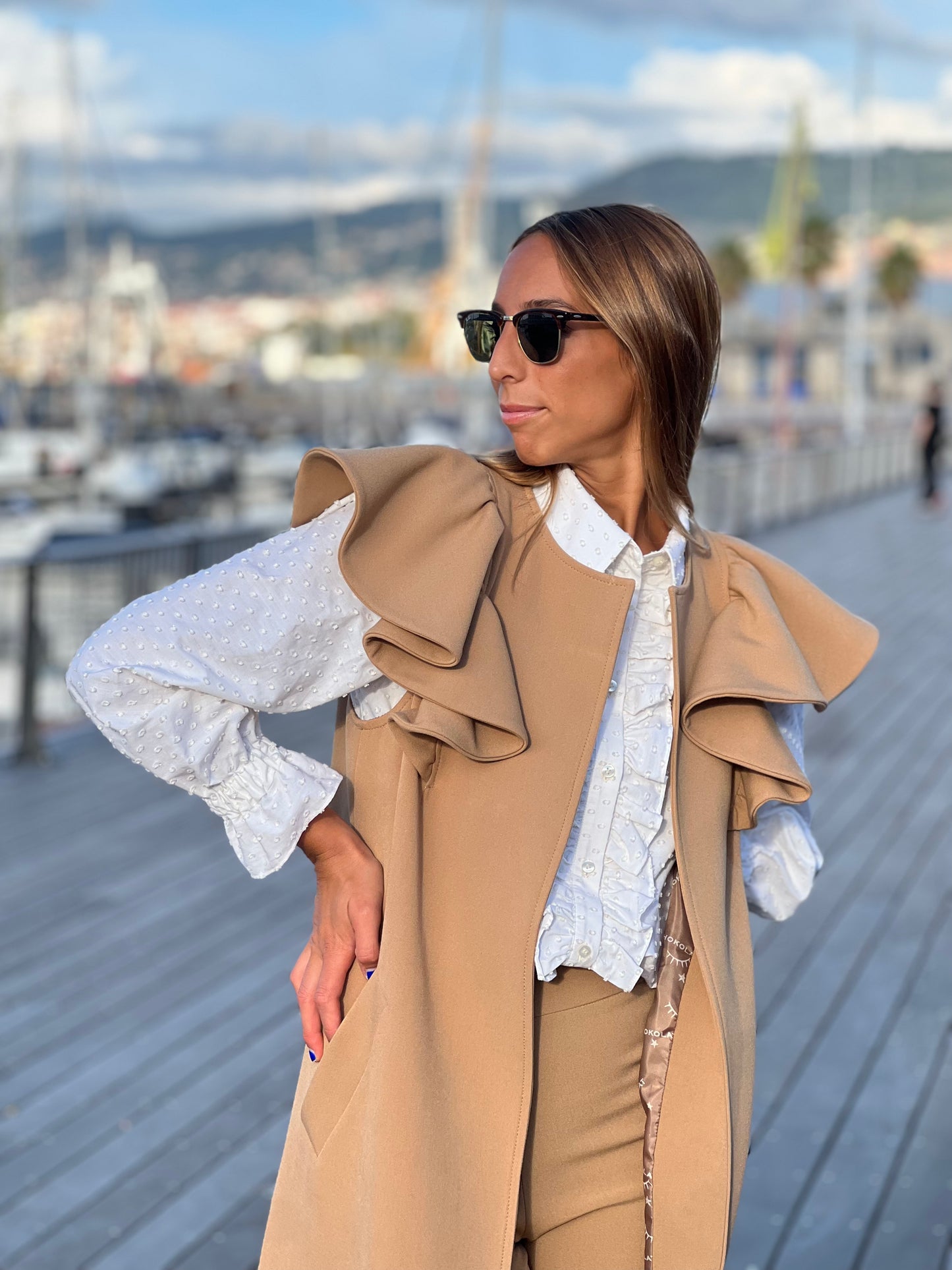 CHALECO BELLA | CAMEL