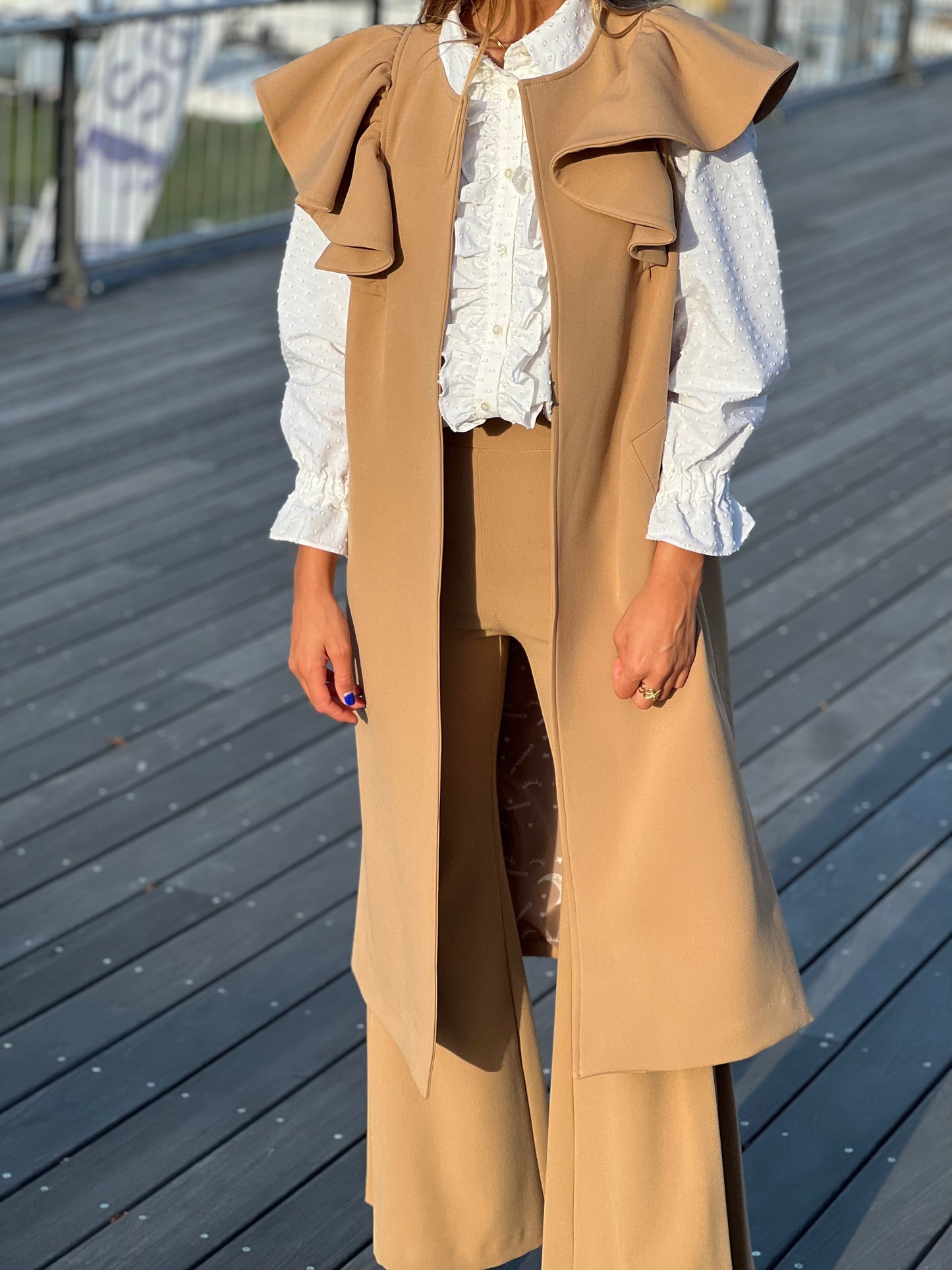 CHALECO BELLA | CAMEL