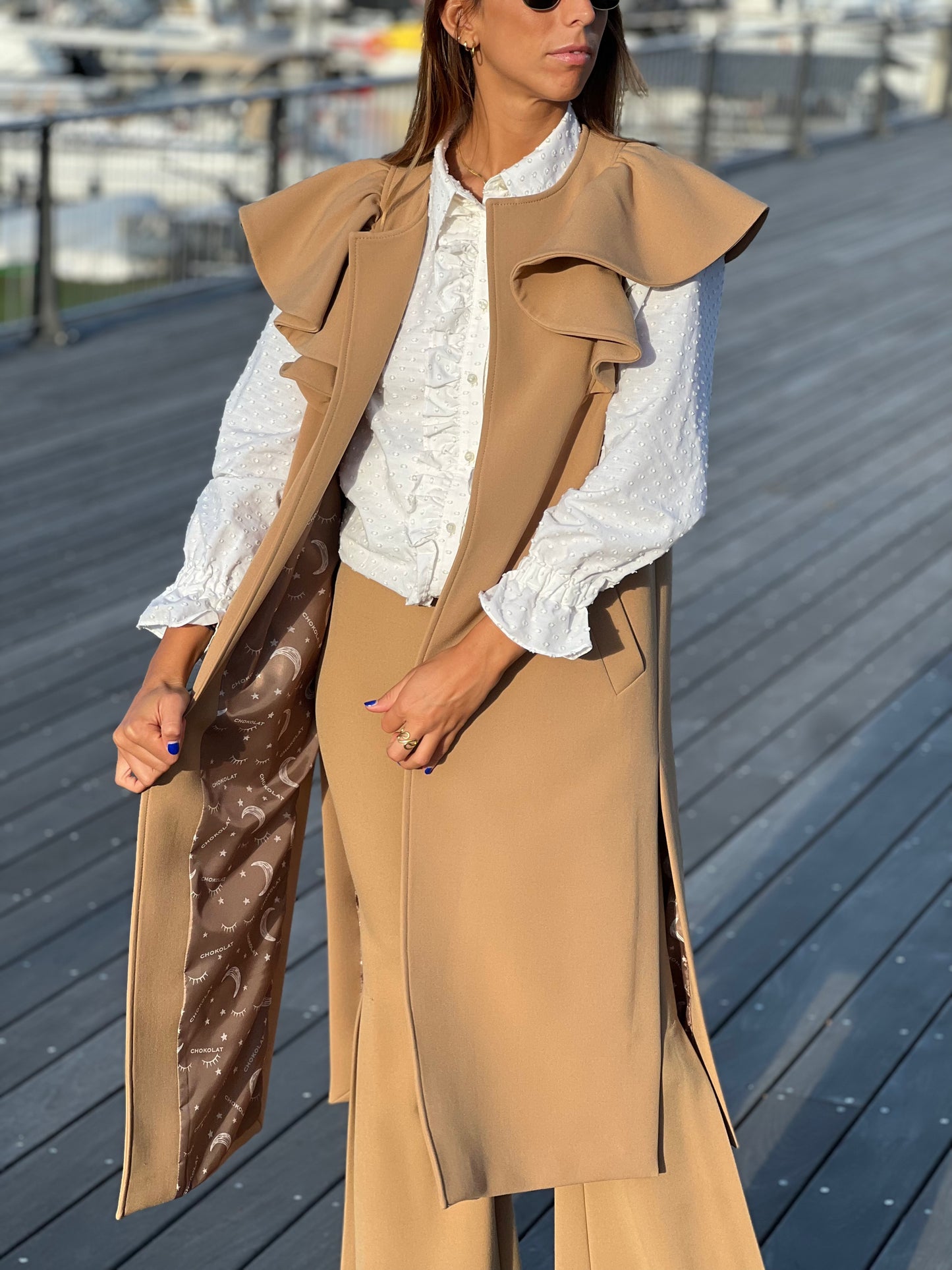 CHALECO BELLA | CAMEL