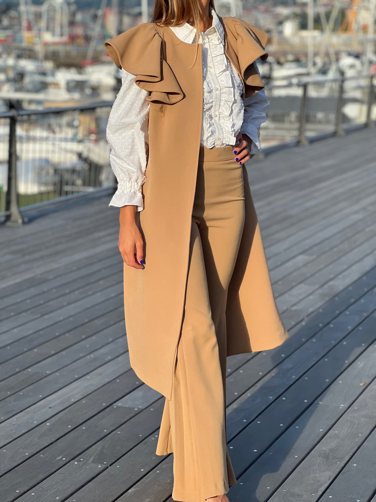 CHALECO BELLA | CAMEL