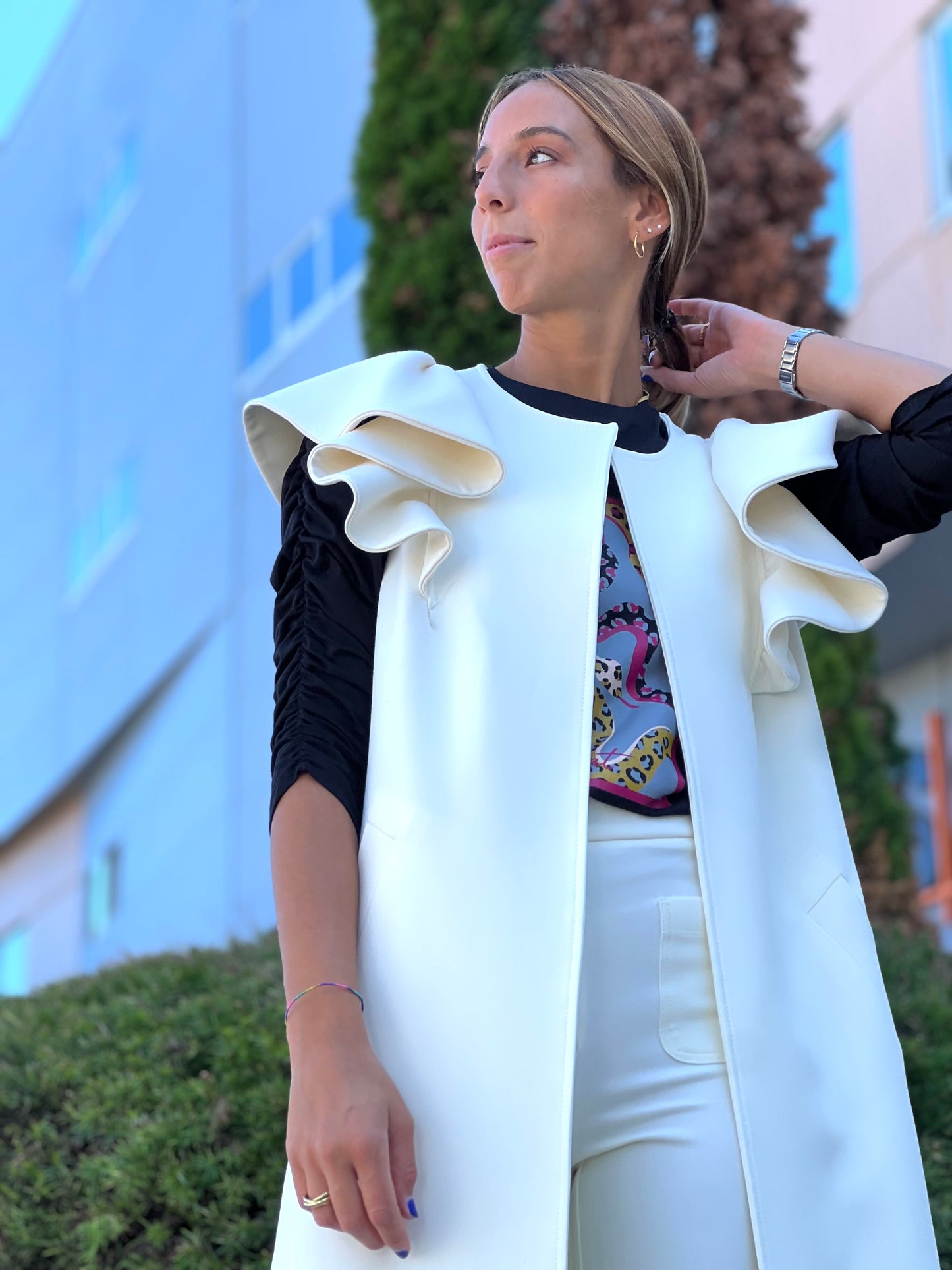 CHALECO BELLA | BLANCO