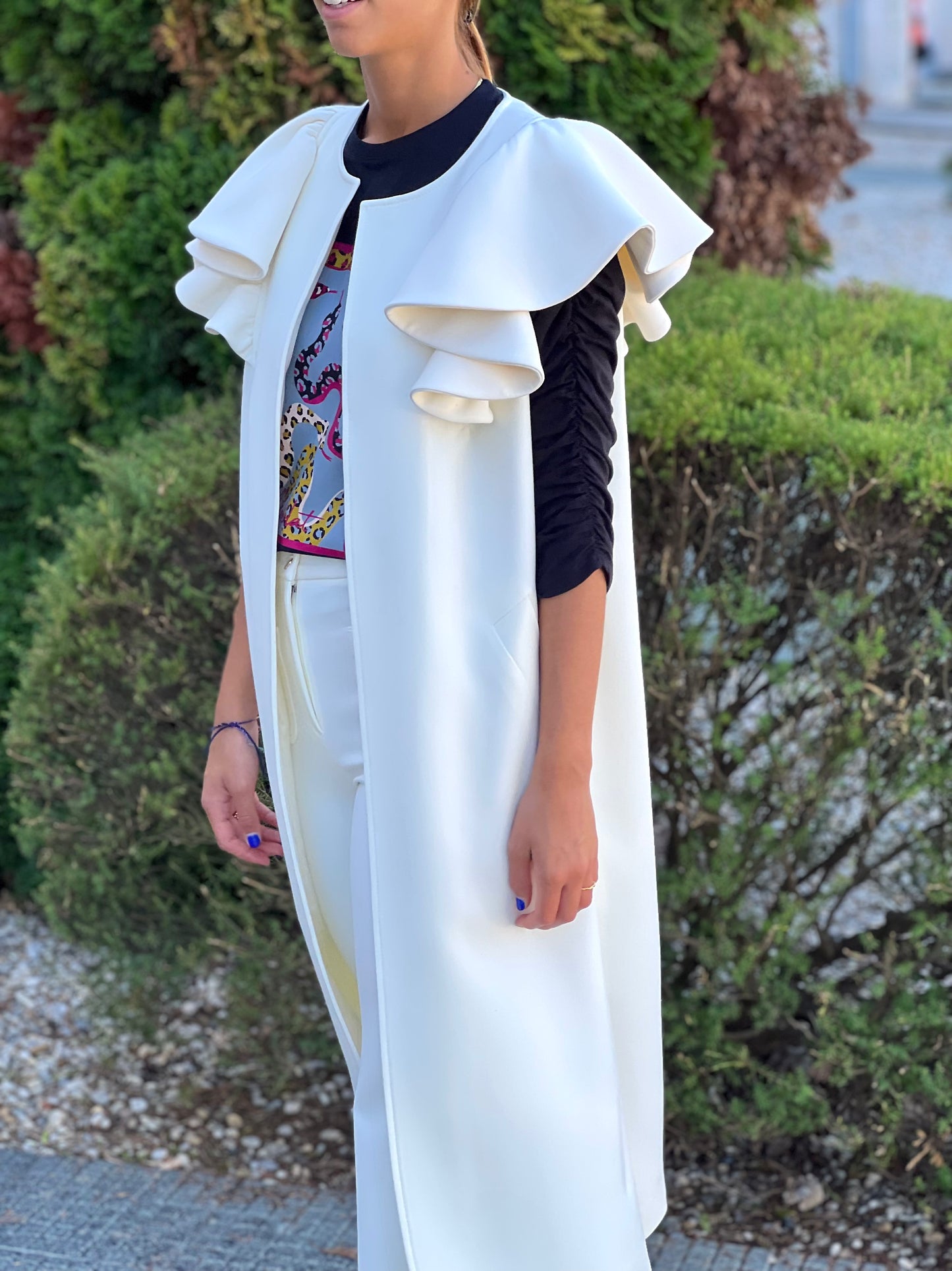 CHALECO BELLA | BLANCO