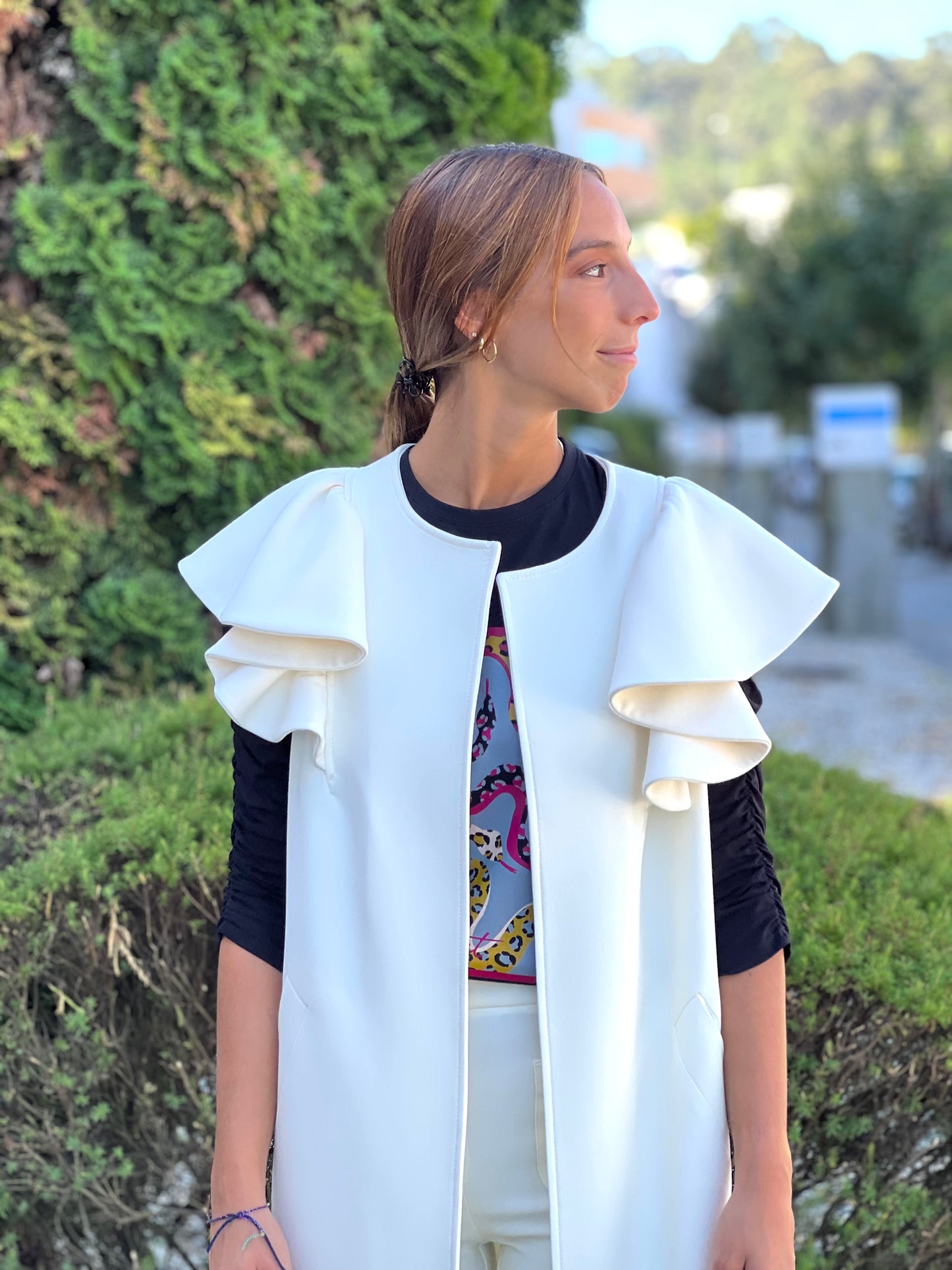 CHALECO BELLA | BLANCO