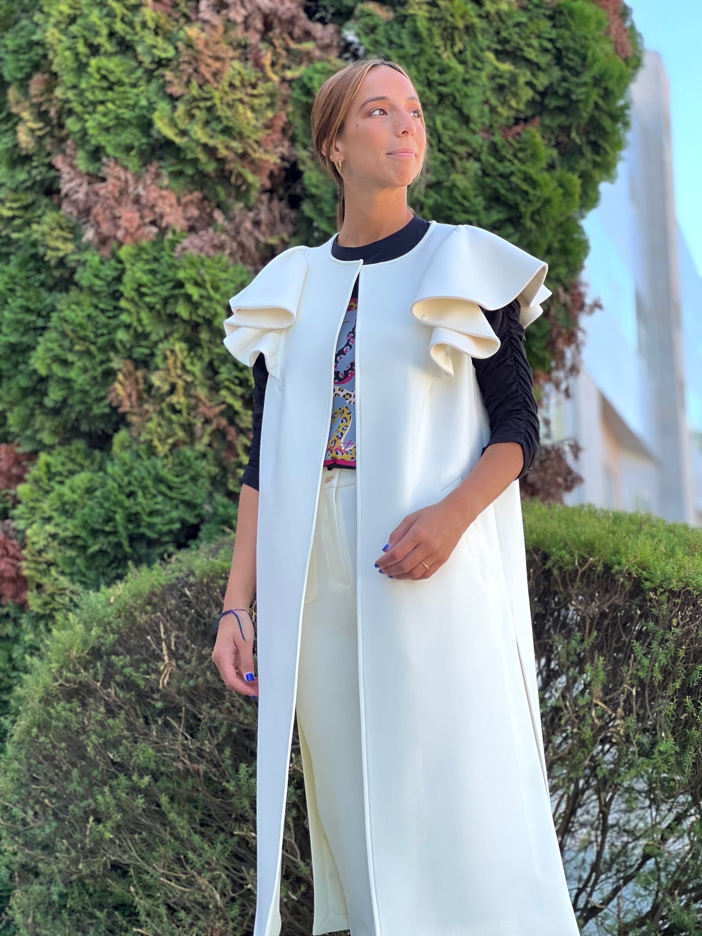 CHALECO BELLA | BLANCO