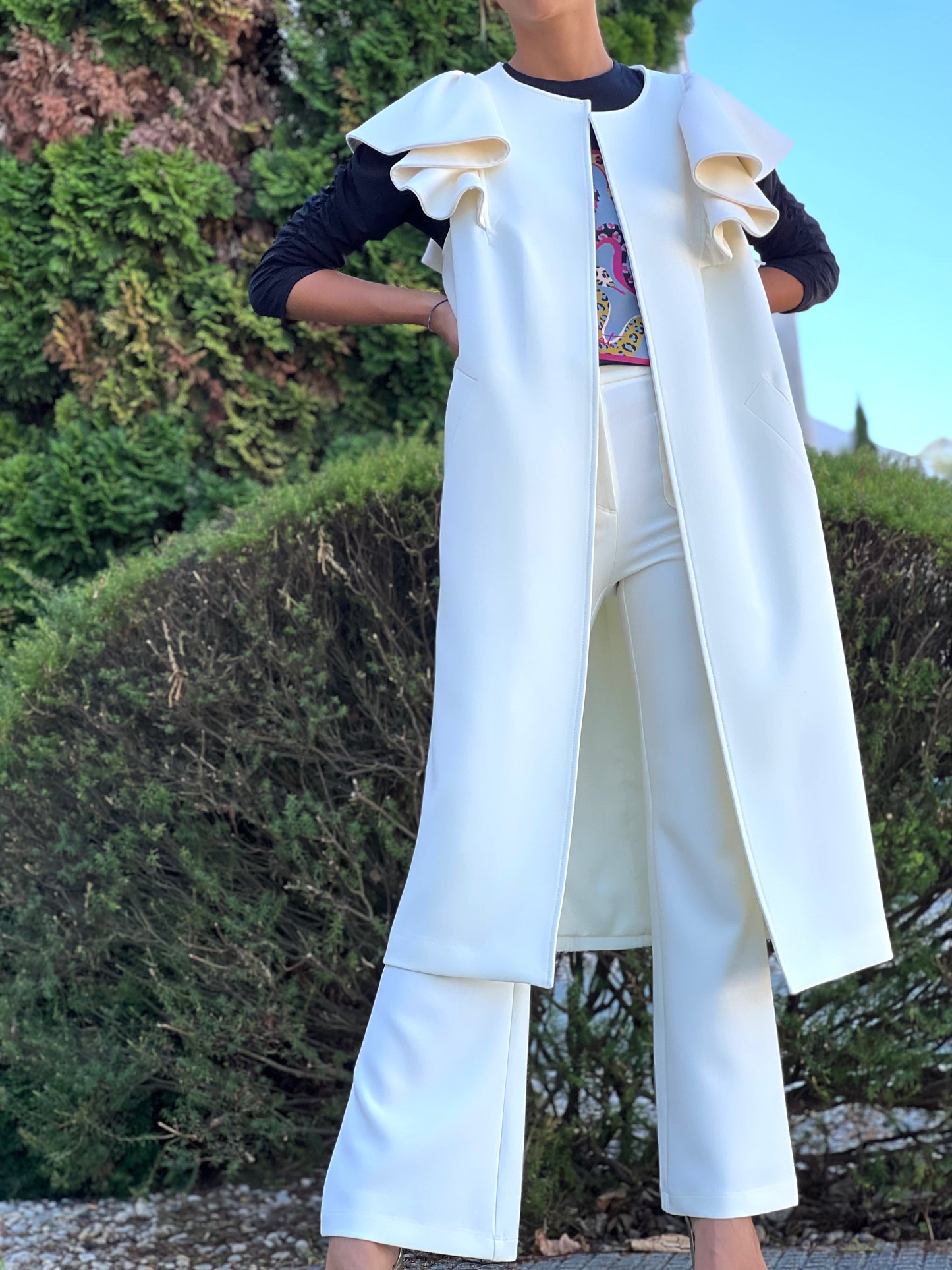 CHALECO BELLA | BLANCO