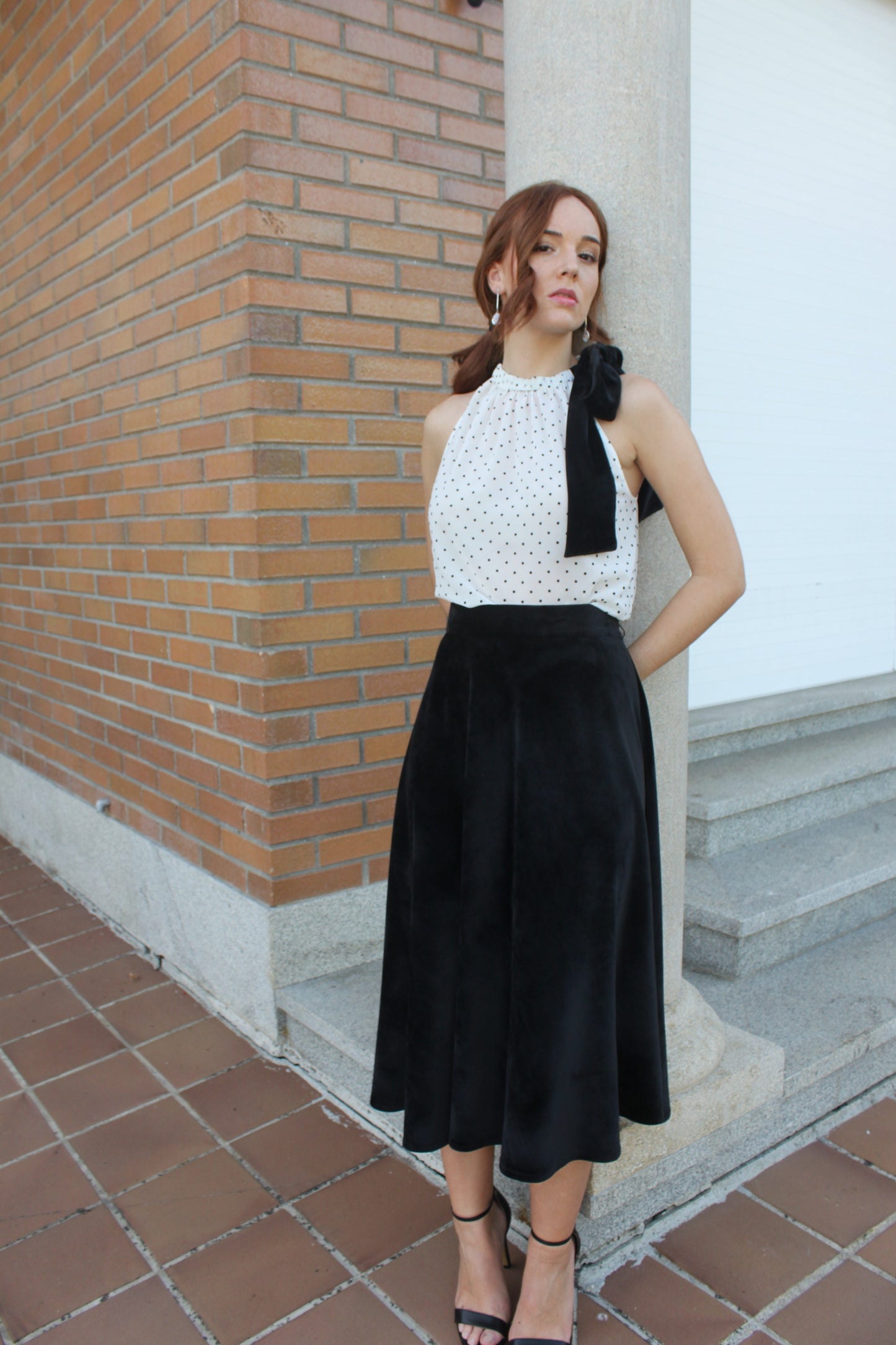 FALDA TERCIOPELLO | NEGRA