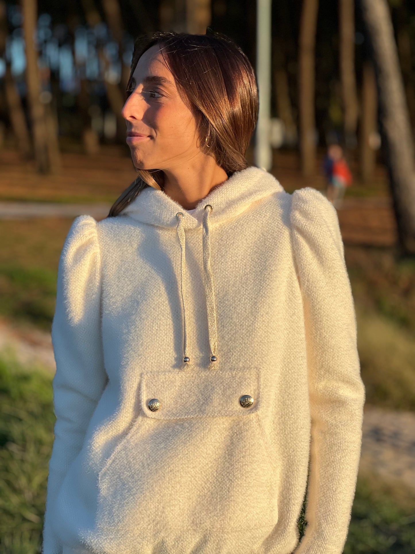 SUDADERA LIUJO | ECRU