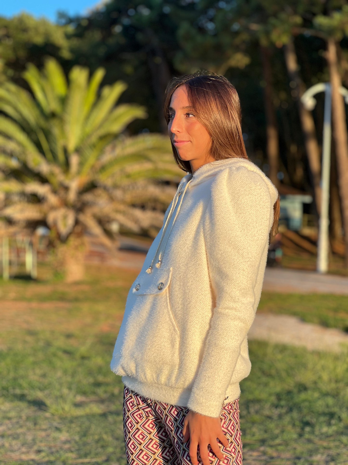 SUDADERA LIUJO | ECRU
