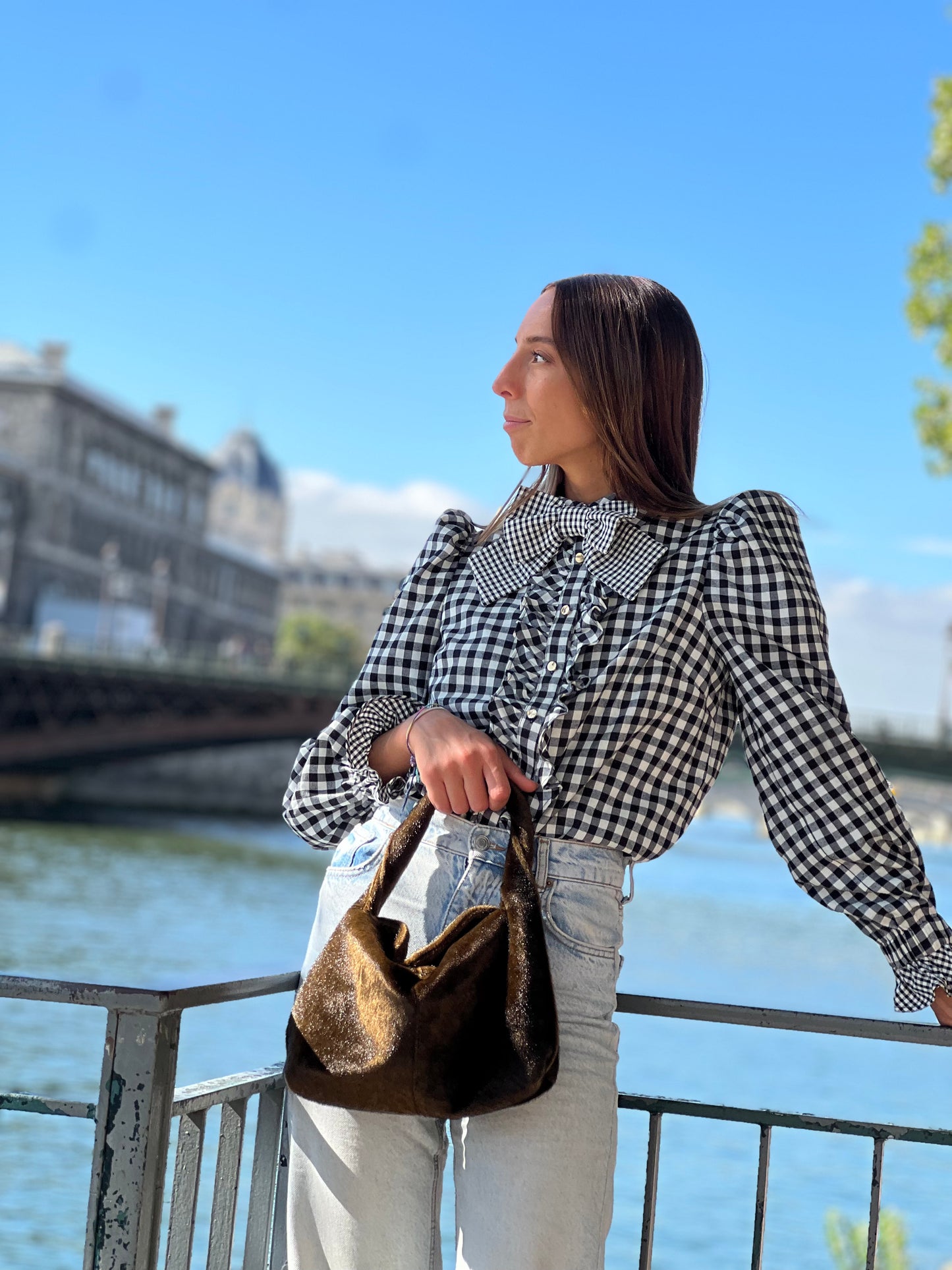 BLUSA LAZZO | BLANCA Y NEGRA