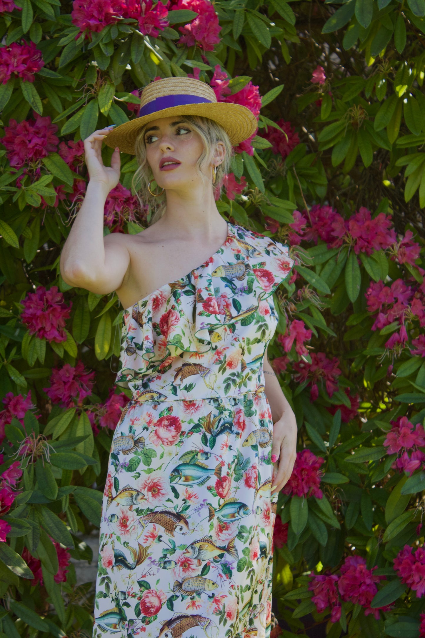 VESTIDO ESTAMPADO PECES