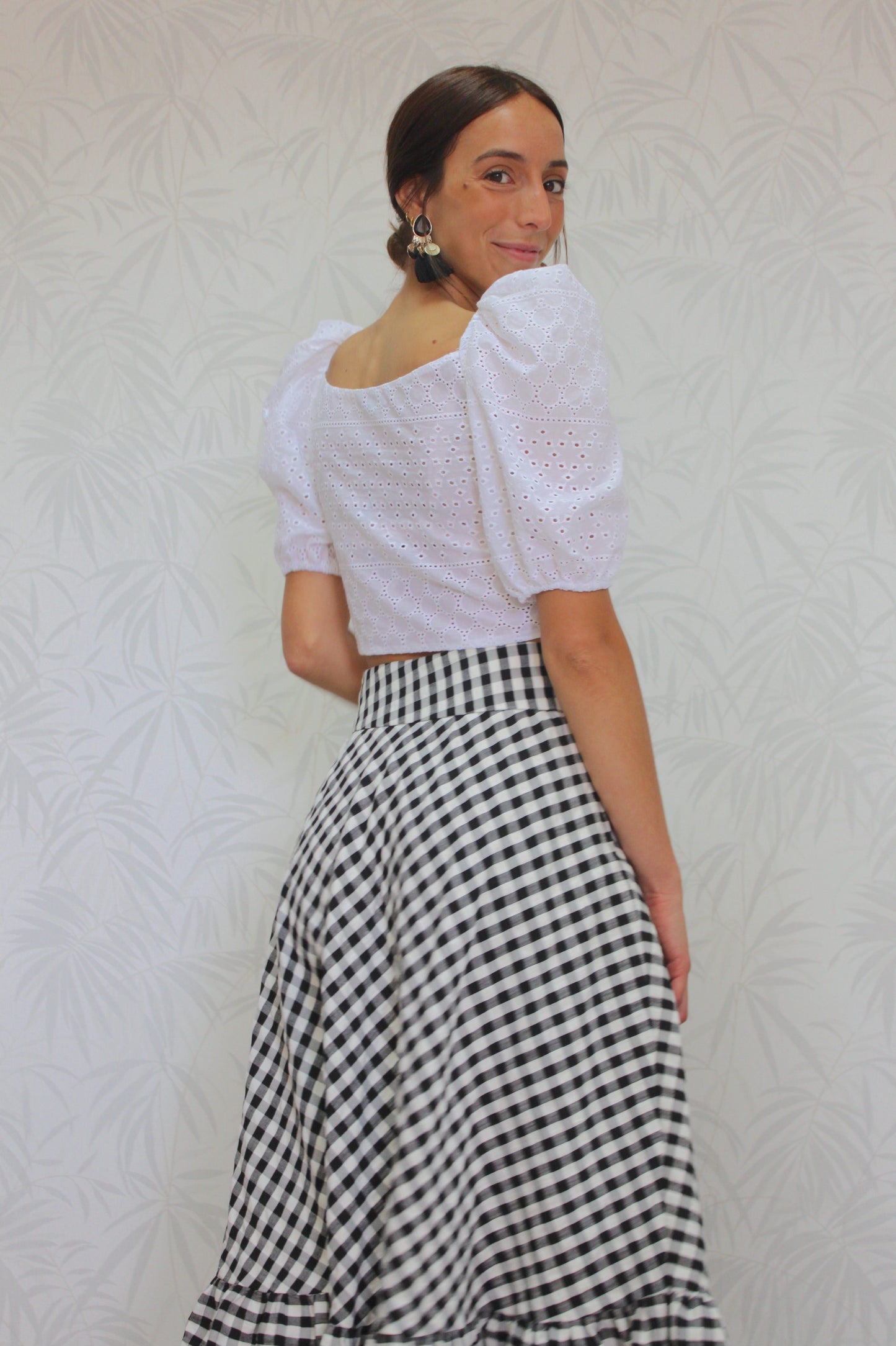 CROP TOP ALGODÓN BORDADO