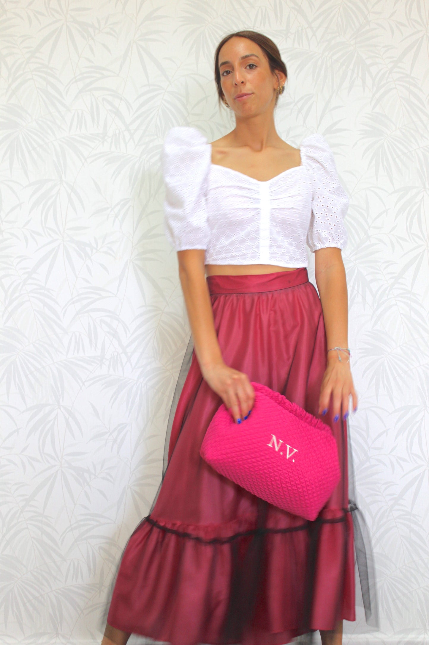CLUTCH ROSA PERSONALIZADO
