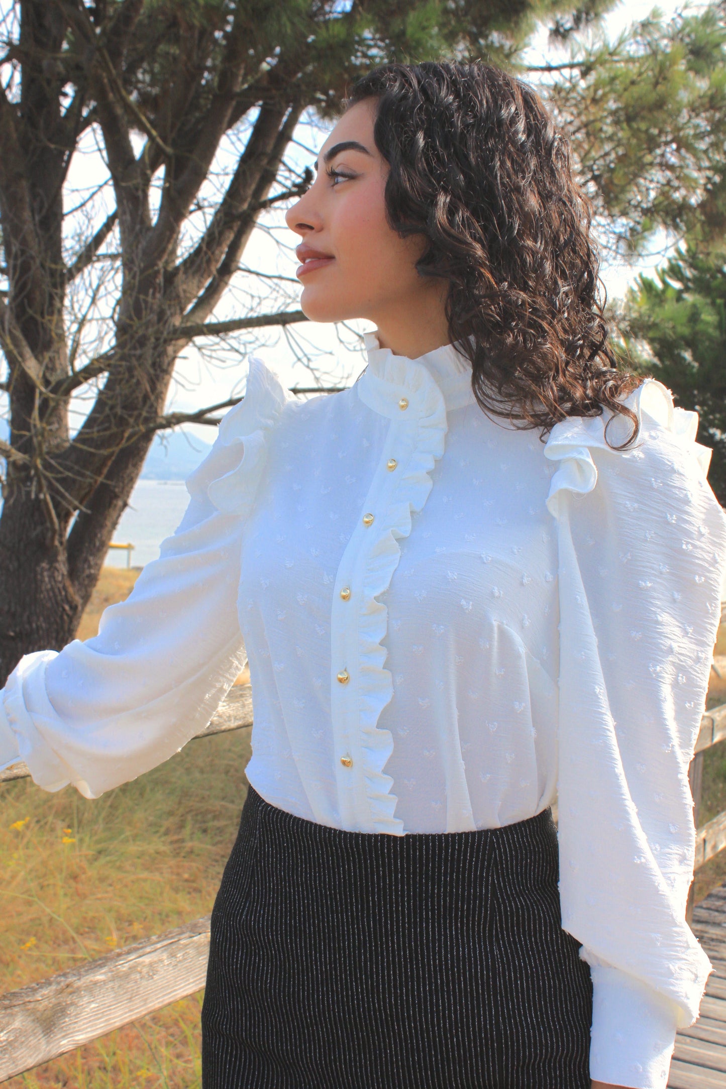 CAMISA PLUMETI | BLANCO
