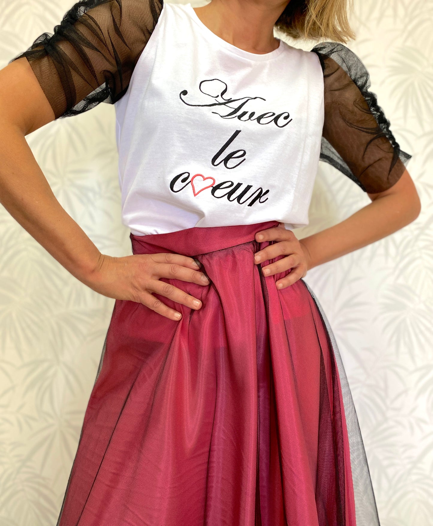CAMISETA ANIVERSARIO "AVEC LE COEUR"