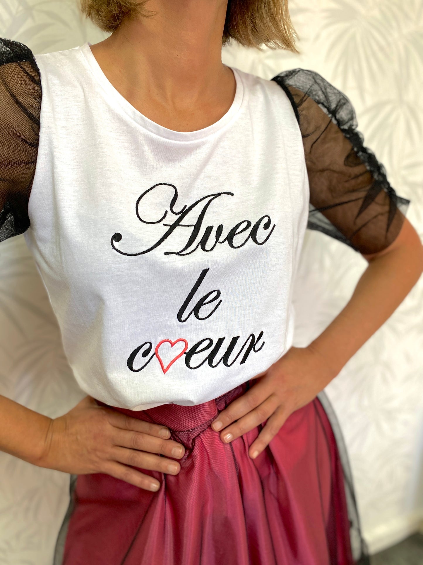CAMISETA ANIVERSARIO "AVEC LE COEUR"