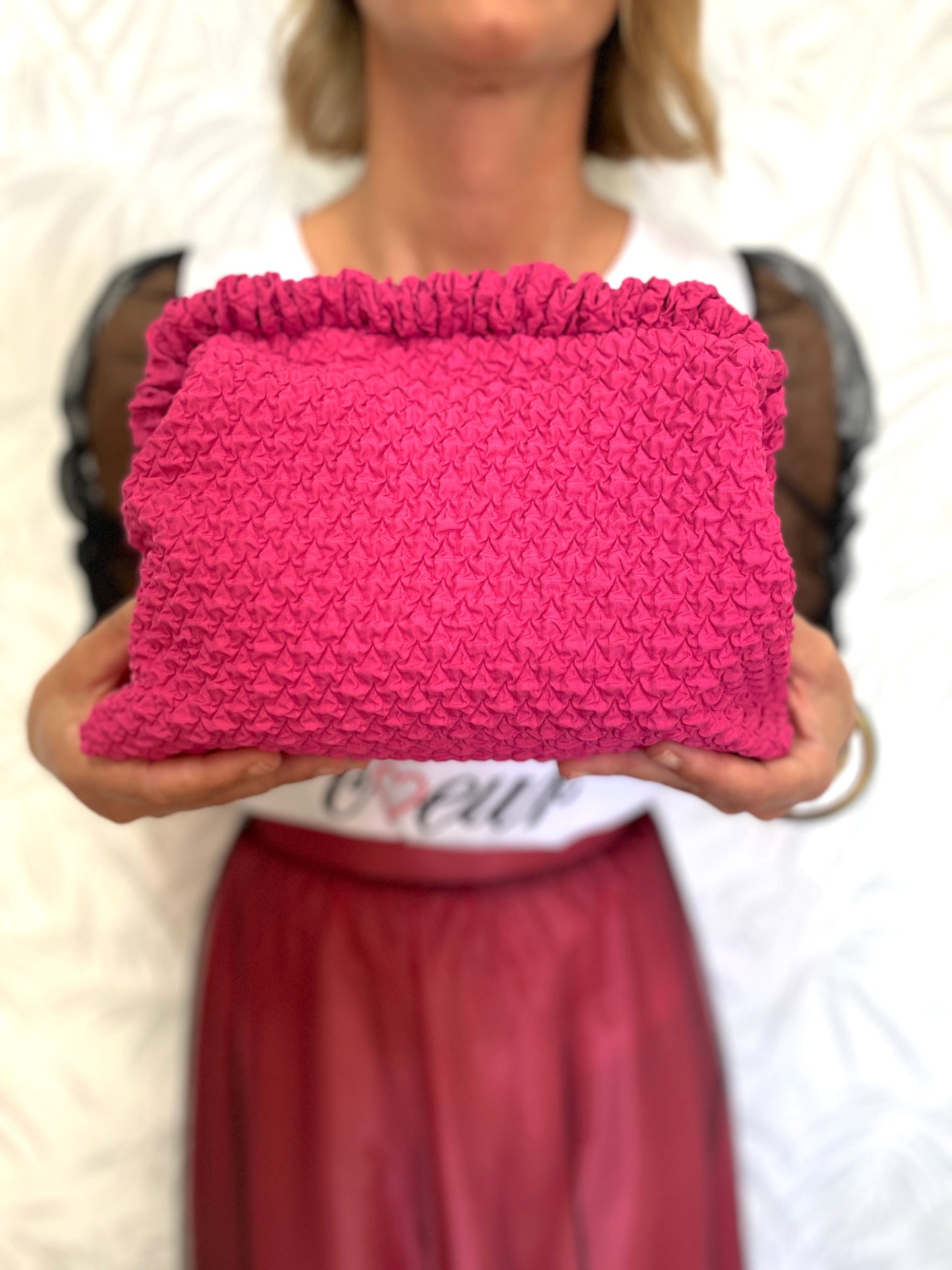 CLUTCH ROSA PERSONALIZADO