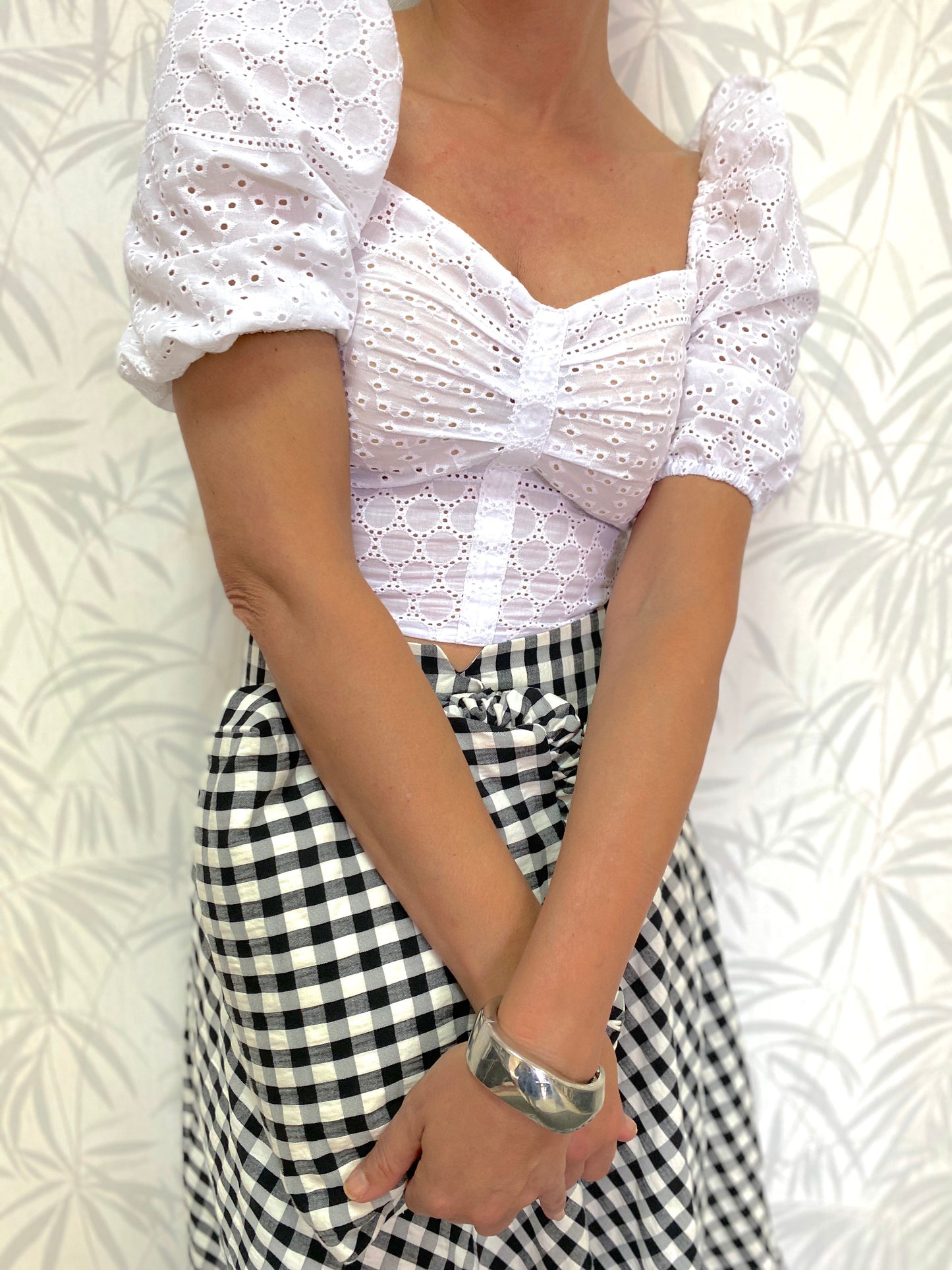 CROP TOP ALGODÓN BORDADO