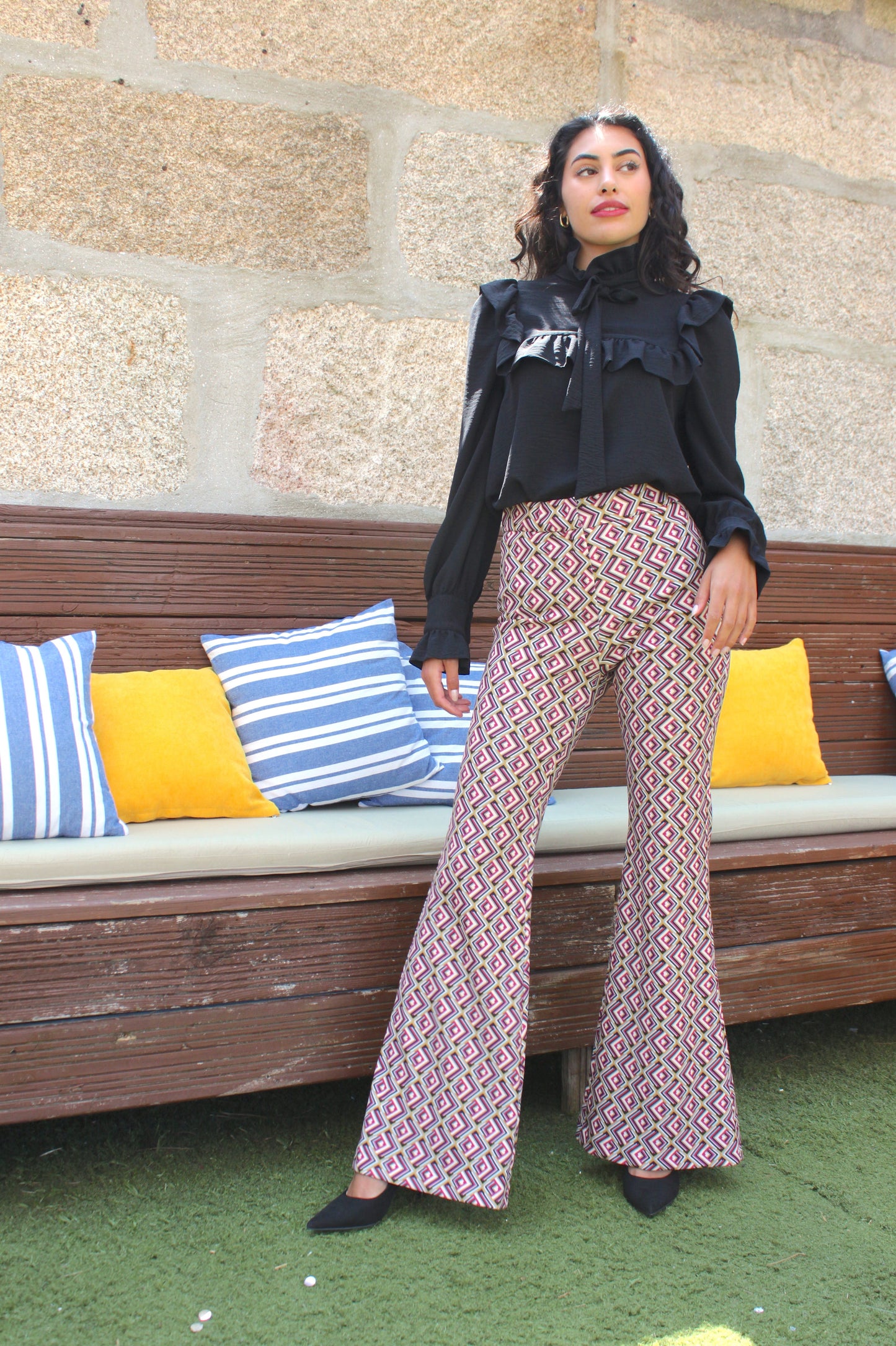 PANTALÓN FLORENCIA | ESTAMPADO GEOMÉTRICO