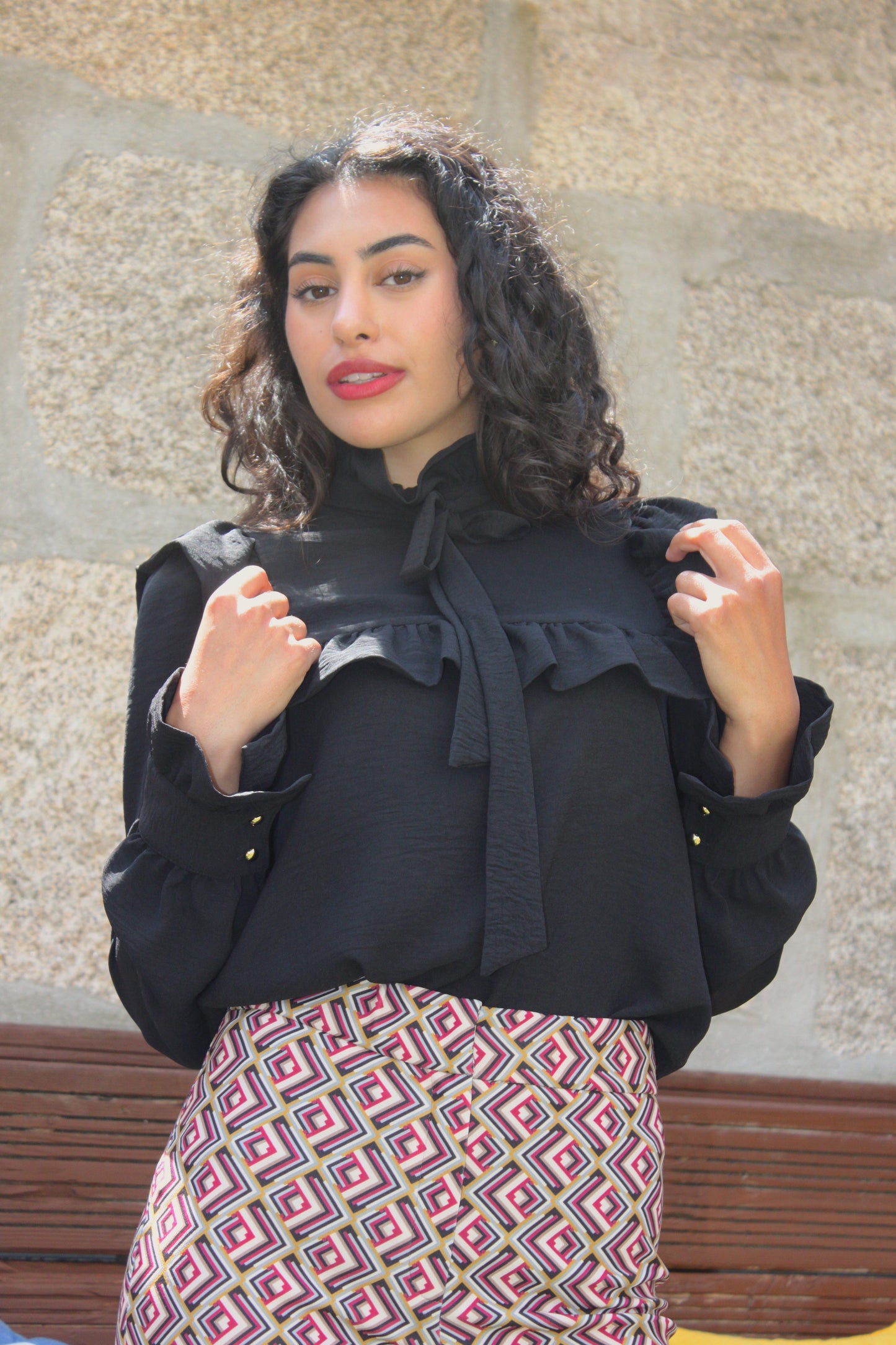 BLUSA MATERA | NEGRO