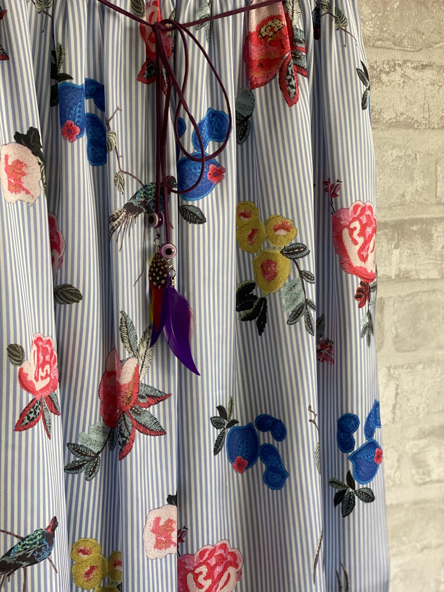 FALDA MAXI ESTAMPADO FLORAL