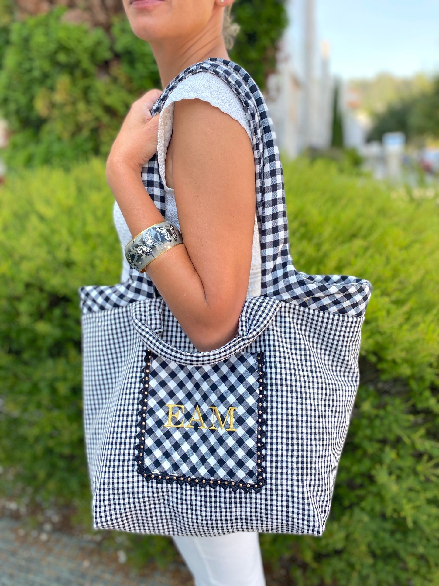 TOTE FEDERICA VICHY ACOLCHADO