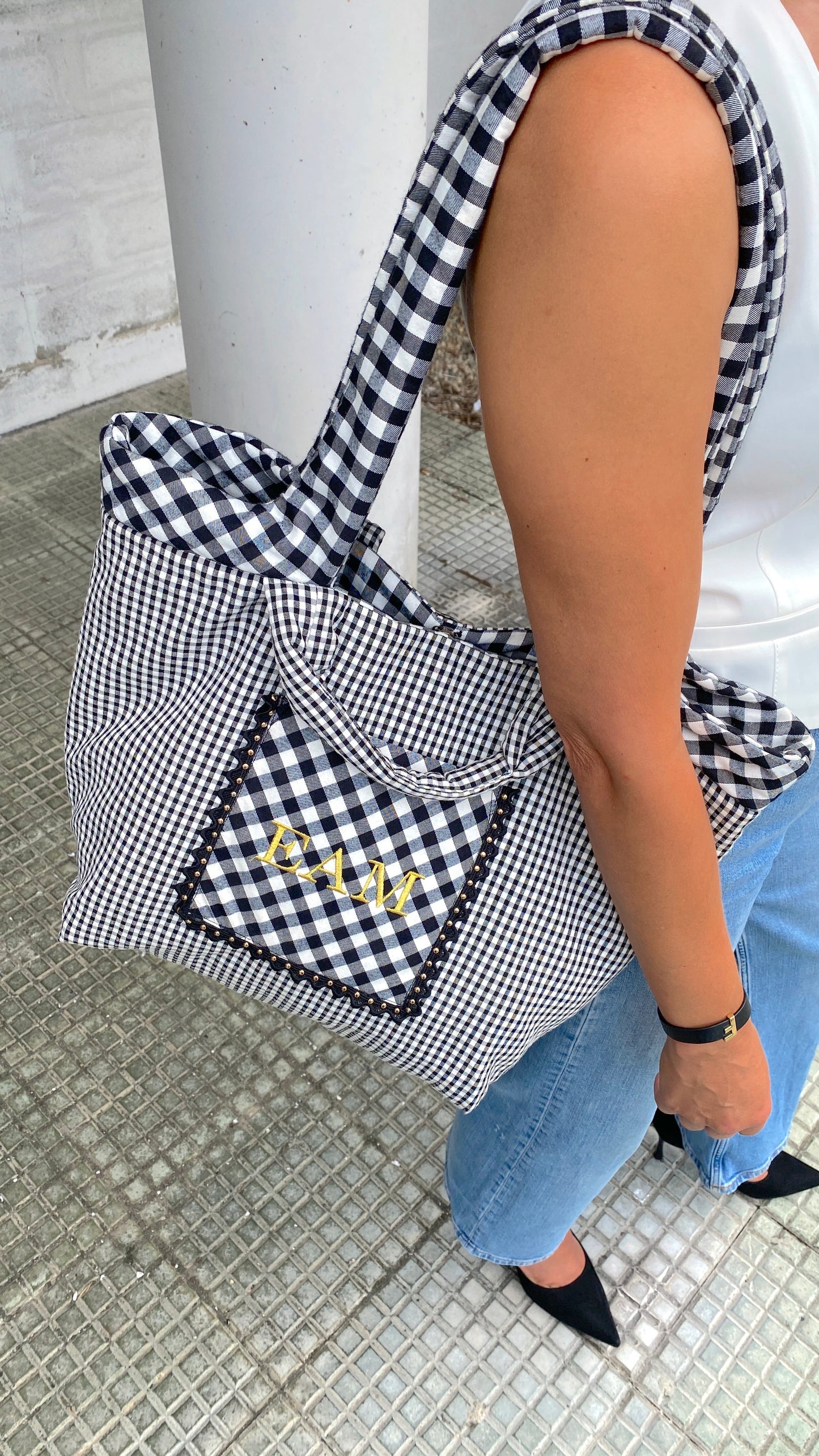 TOTE FEDERICA VICHY ACOLCHADO