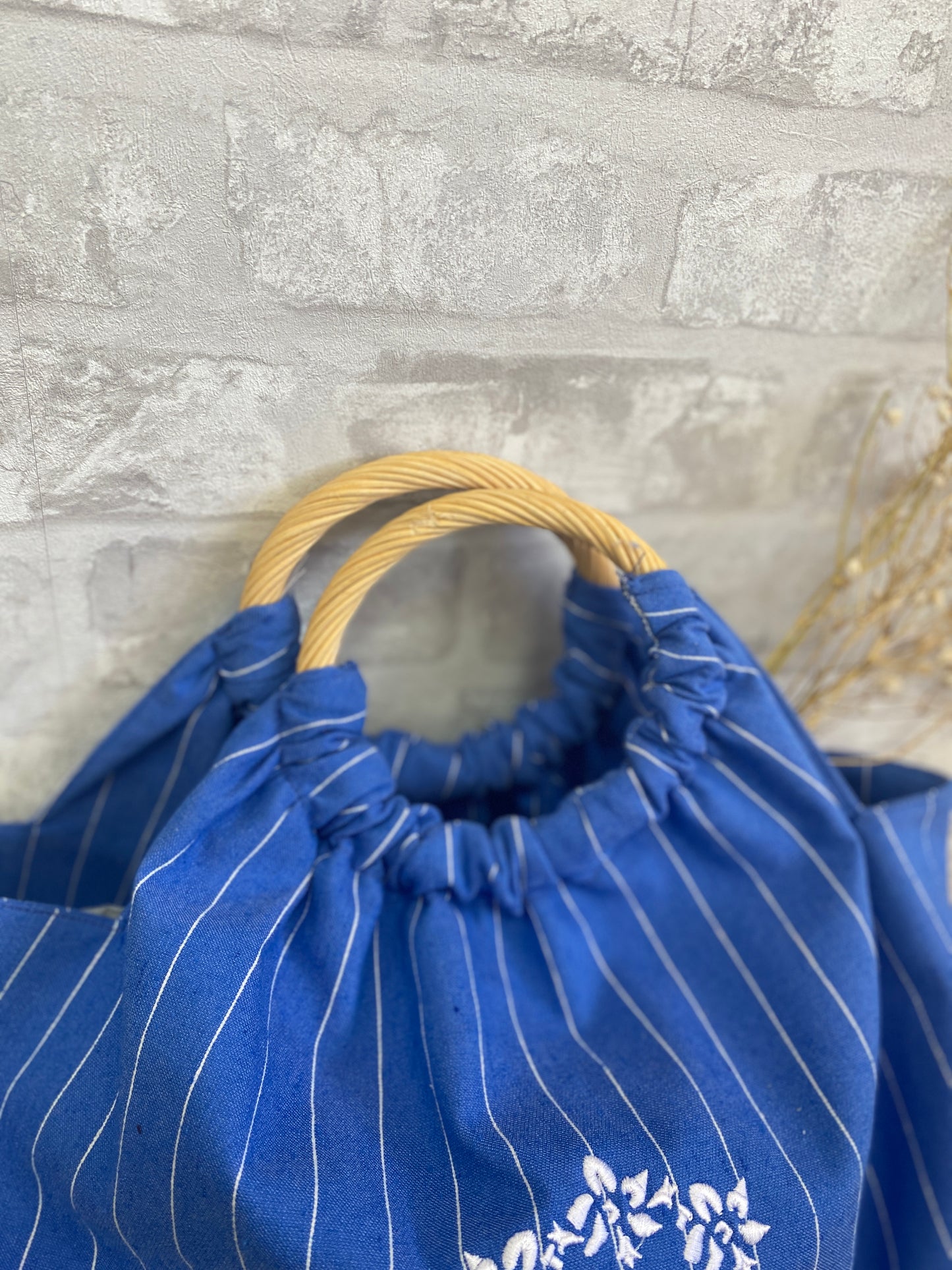 BOLSO BORDADO | AZUL
