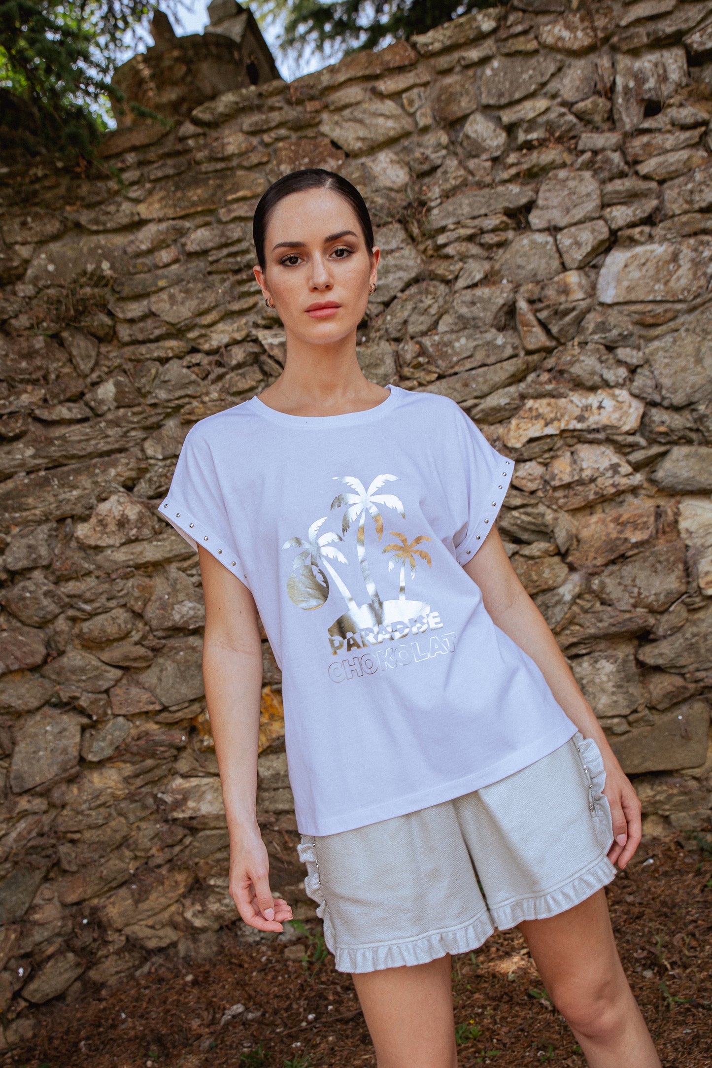CAMISETA ALGODÓN CHOKOLAT PARADISE