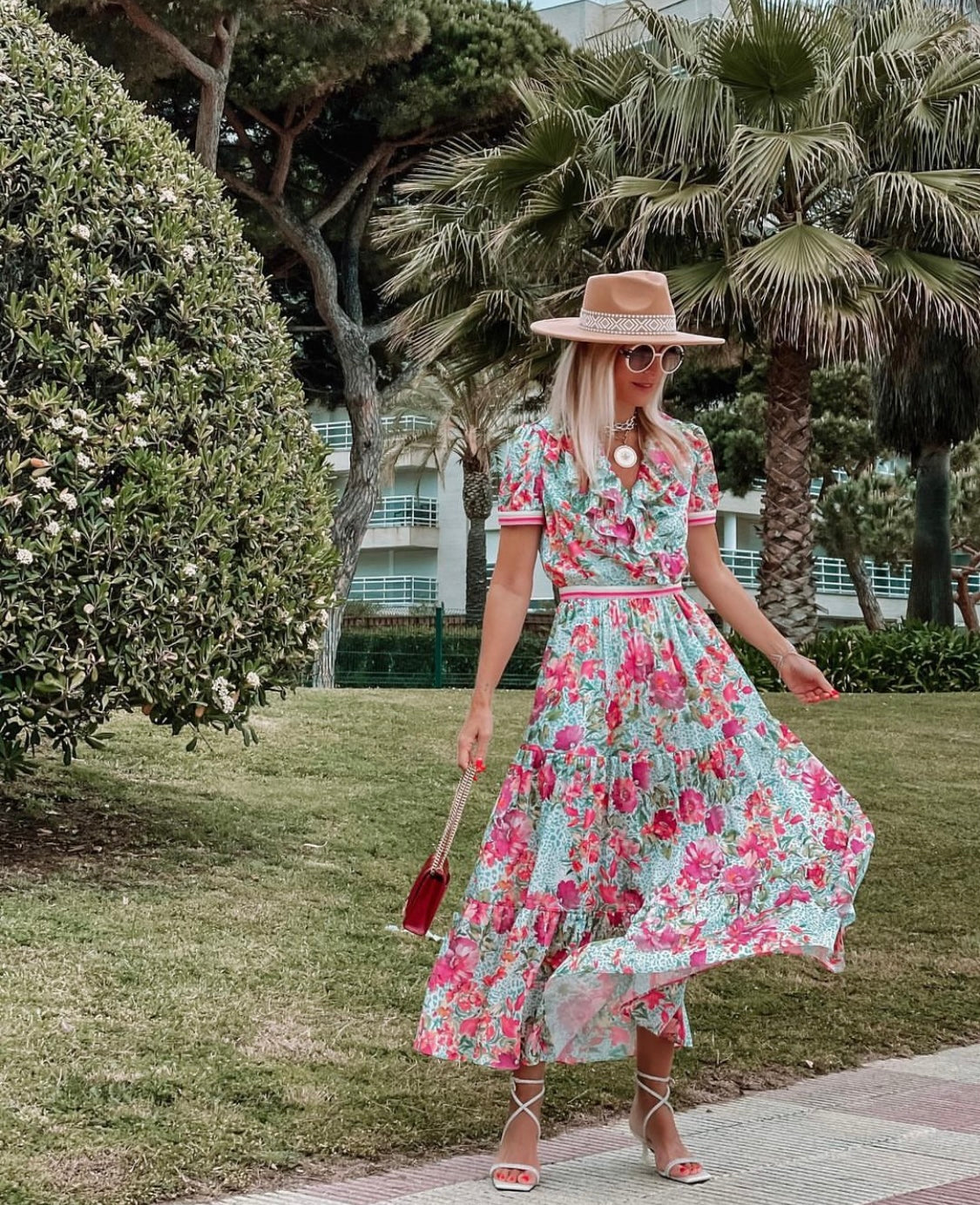 VESTIDO MAXI FLORES