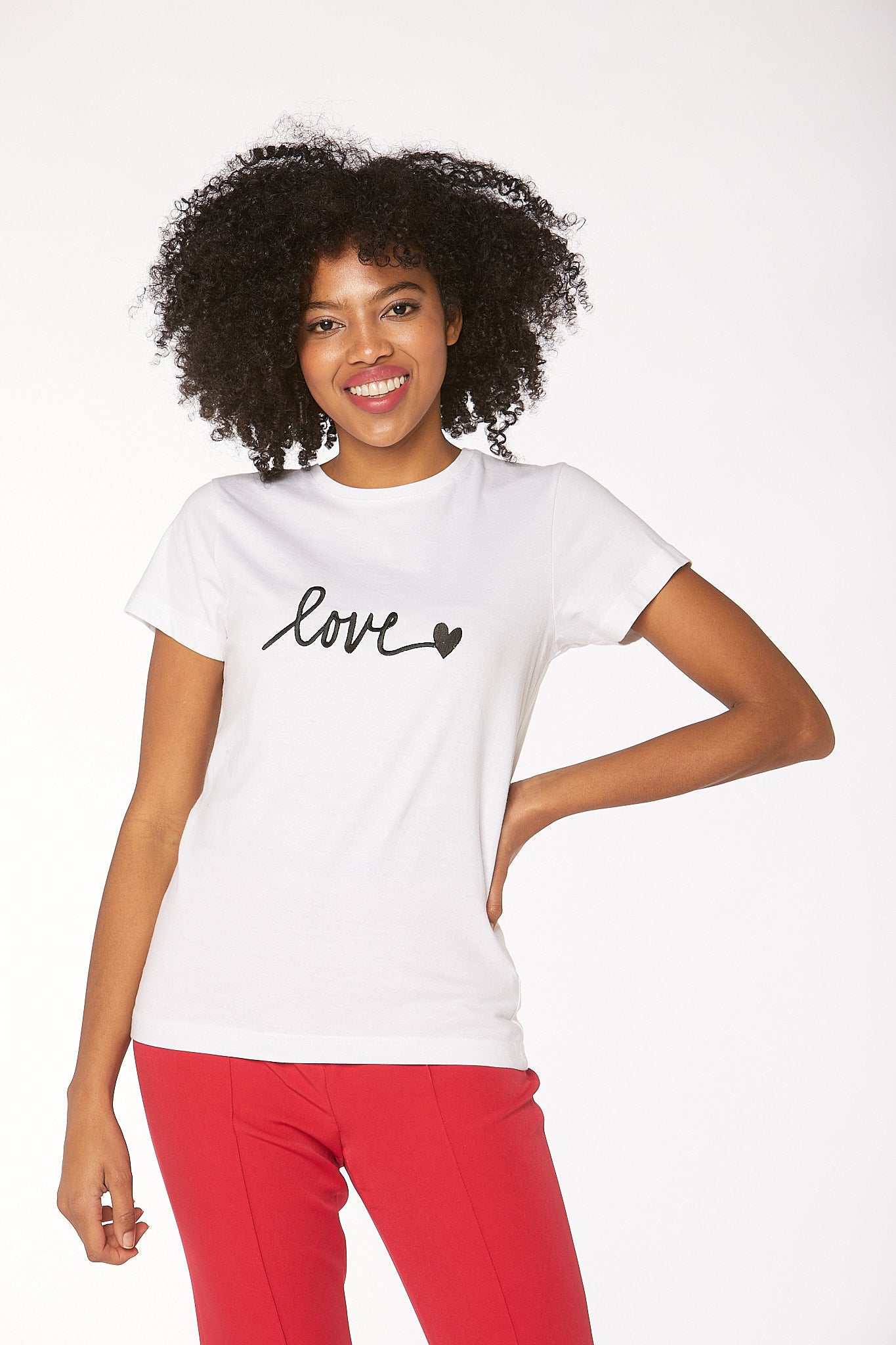 CAMISETA LOVE | BLANCA