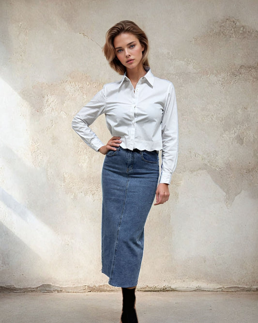 FALDA DRIL | DENIM