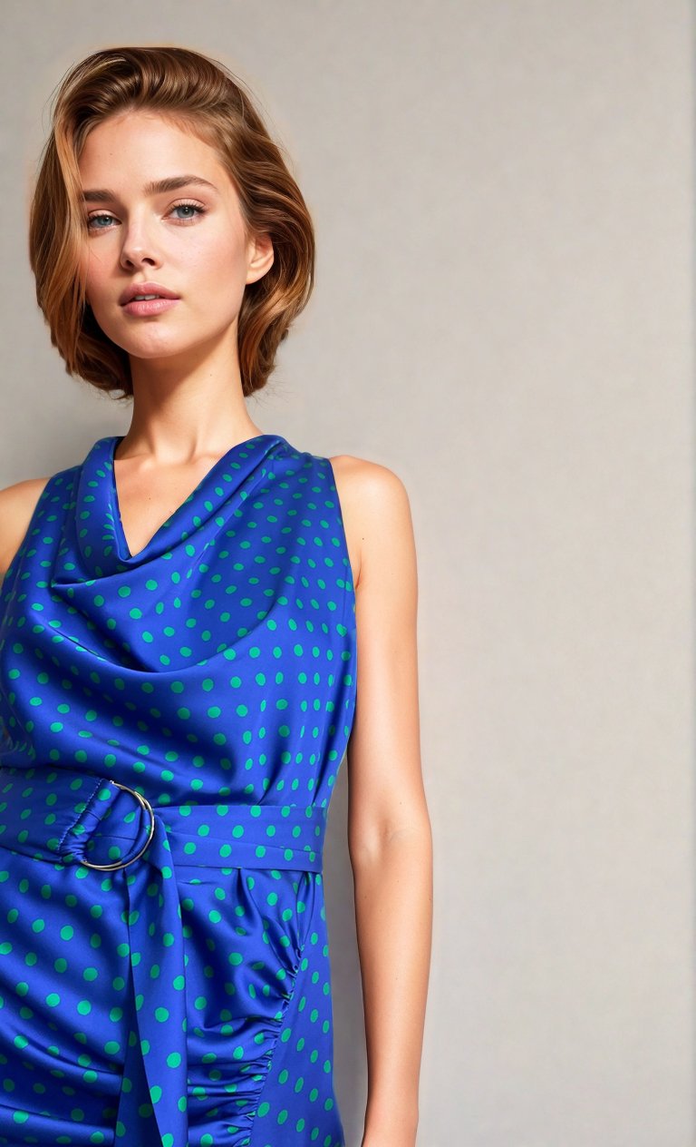 VESTIDO CALIMA | AZUL Y VERDE